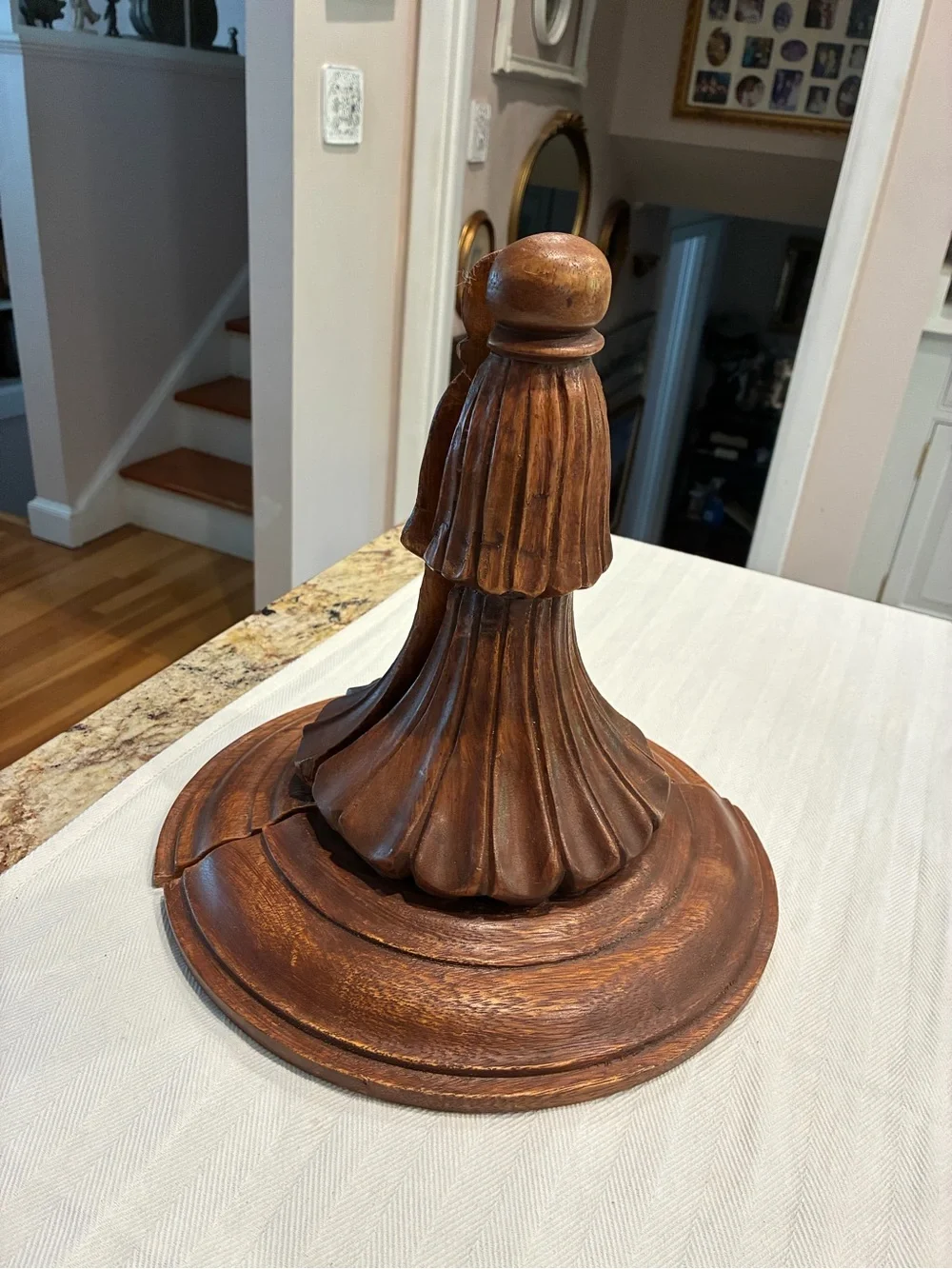 Vintage Ornate Carved Wood Wall Sconces wall shelves